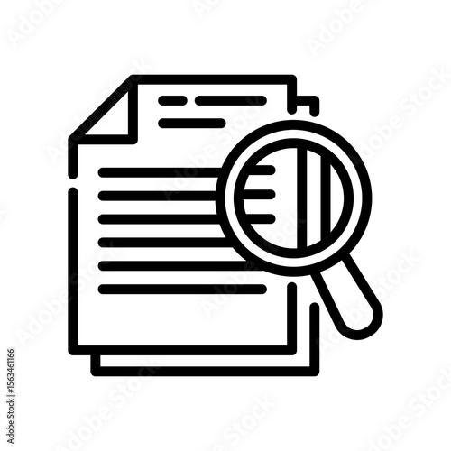 Transparency line icon