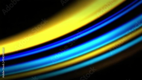 Vibrant color curves looping animation, abstract background with dynamic neon light flow