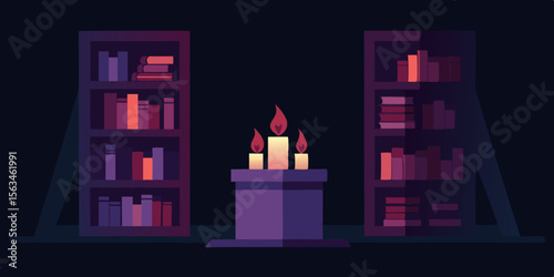 Cursed Library Where The Books Whisper And The Clock Ticks