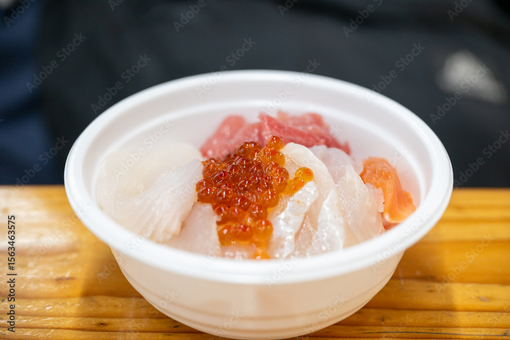 日本の北海道のとても美味しい食べ物 日本の北海道のとても美味しい食べ物