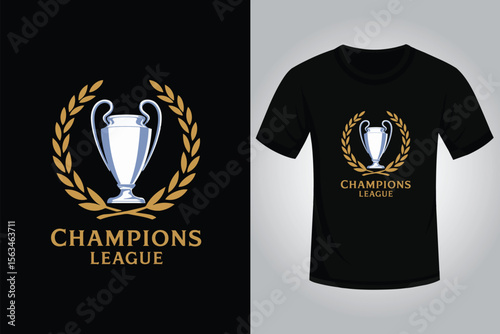 T shirt Design with champion logo