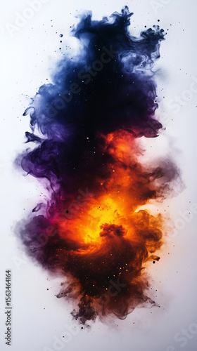 Vivid acrylic texture for vertical phone view