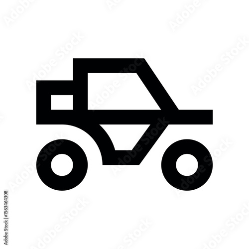 Illustration of find the best off road vehicle icon for your project simple car image vector illustration design concept 100x100 vector