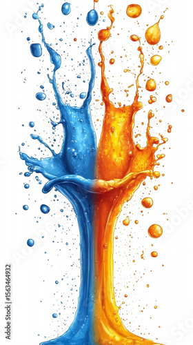 Abstract color swirls in phone wallpaper