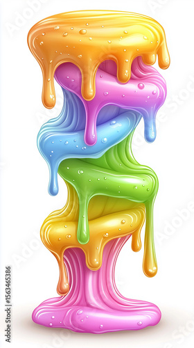 Creative vertical art wallpaper for mobile devices