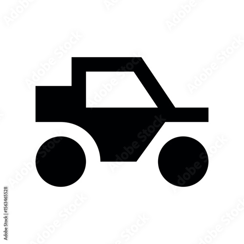 Illustration of off road vehicle icon vector graphic design illustration for transportation and automotive industry needs vector