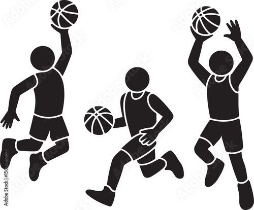 Basketball Player Silhouette Bundle – Slam Dunk SVG Clipart

Basketball Action Silhouettes – Digital Sports Vector Set

Hoop & Dunk Silhouette Design – SVG PNG for Cricut & Shirts

Basketball Silhouet