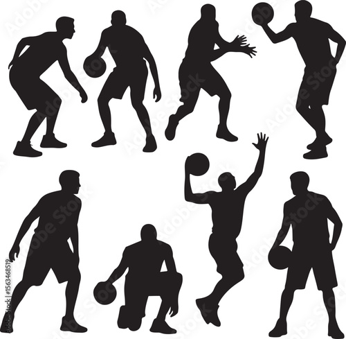 Basketball Player Silhouette Bundle – Slam Dunk SVG Clipart

Basketball Action Silhouettes – Digital Sports Vector Set

Hoop & Dunk Silhouette Design – SVG PNG for Cricut & Shirts

Basketball Silhouet