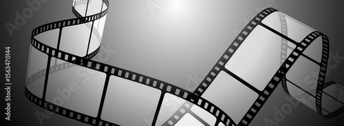 sfondo, video, cinema, pellicola cinema su sfondo blu