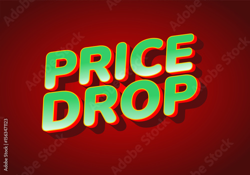 Bold Price Drop Announcement Graphic