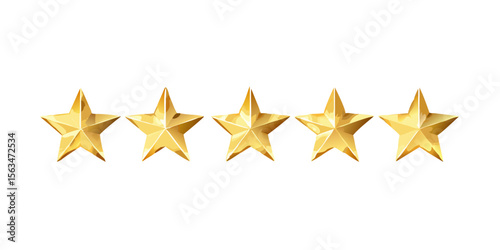 Five golden stars rating review excellent feedback best quality product service