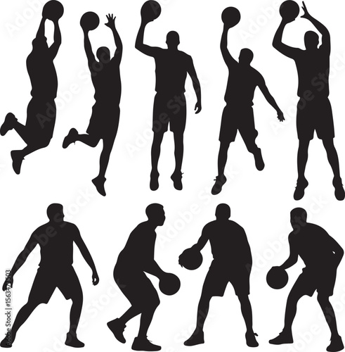 Basketball Player Silhouette Bundle – Slam Dunk SVG Clipart

Basketball Action Silhouettes – Digital Sports Vector Set

Hoop & Dunk Silhouette Design – SVG PNG for Cricut & Shirts

Basketball Silhouet