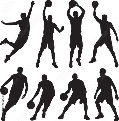 Basketball Player Silhouette Bundle – Slam Dunk SVG Clipart

Basketball Action Silhouettes – Digital Sports Vector Set

Hoop & Dunk Silhouette Design – SVG PNG for Cricut & Shirts

Basketball Silhouet