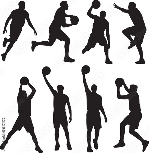 Basketball Player Silhouette Bundle – Slam Dunk SVG Clipart

Basketball Action Silhouettes – Digital Sports Vector Set

Hoop & Dunk Silhouette Design – SVG PNG for Cricut & Shirts

Basketball Silhouet