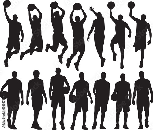 Basketball Player Silhouette Bundle – Slam Dunk SVG Clipart

Basketball Action Silhouettes – Digital Sports Vector Set

Hoop & Dunk Silhouette Design – SVG PNG for Cricut & Shirts

Basketball Silhouet