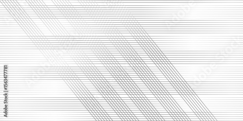 Geometric minimal abstract background oblique stripe diagonal line wave parallel black chevron digital vector illustration art pattern.	