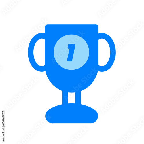 1st trophy duotone icon