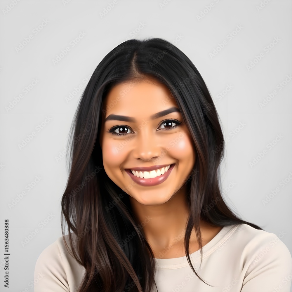 mujer sonriente mujer sonriente