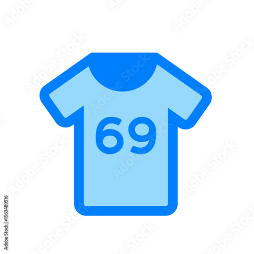 69 jersey duotone icon