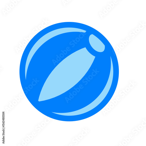 beach volleyball duotone icon