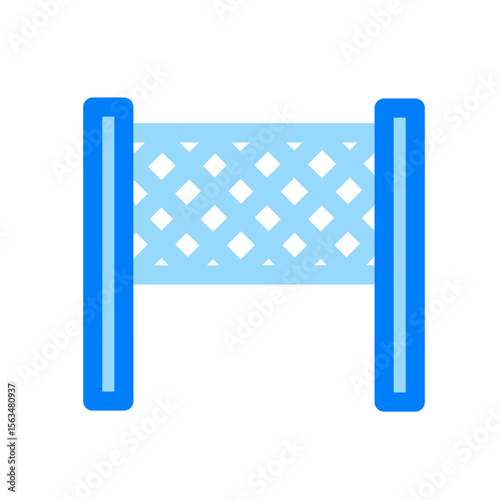 tennis net duotone icon