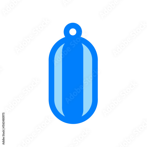 punching bag duotone icon
