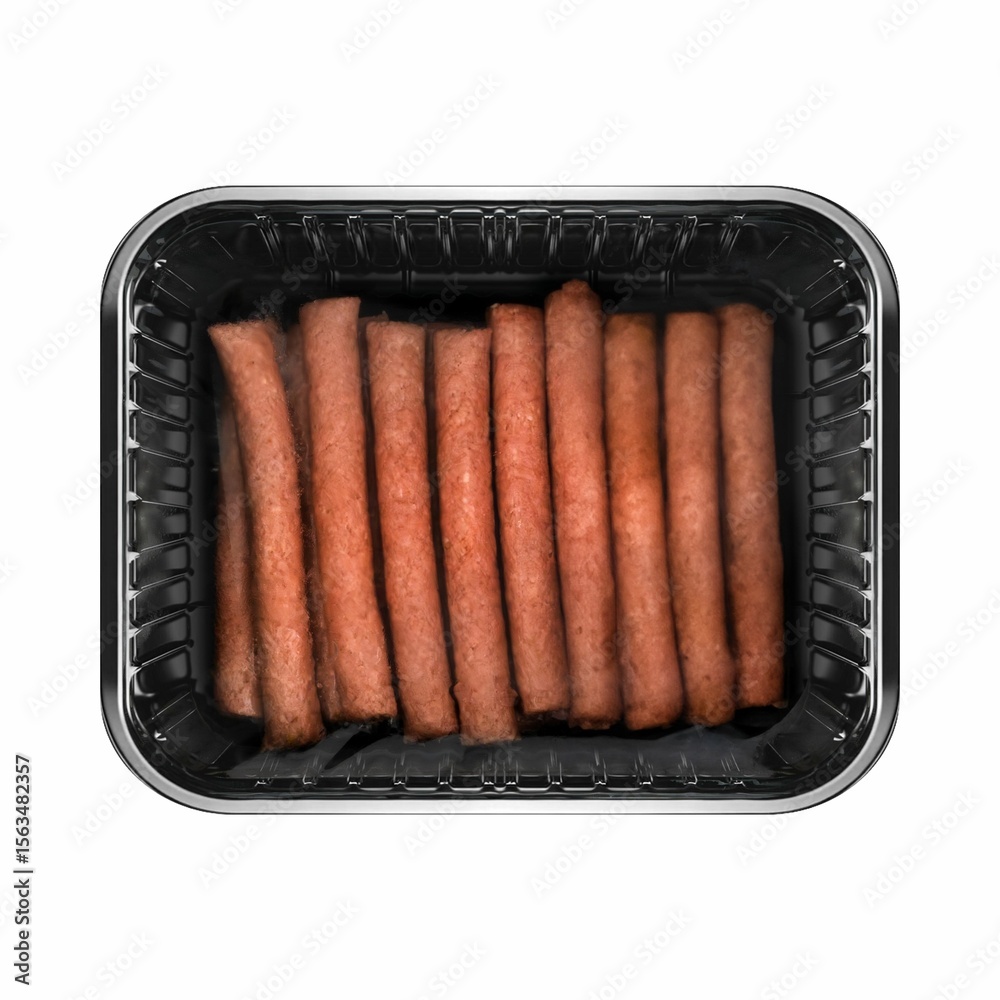 Inegol Kofte on a black tray Inegol Kofte on a black tray