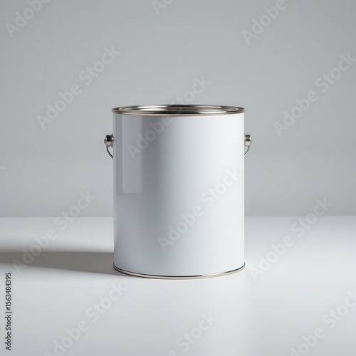 Fototapeta Naklejka Na Ścianę i Meble -  Minimalist paint container with sleek design for diverse creative applications