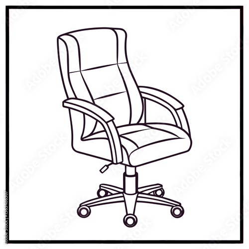 Executive office chair with wheels executive chair