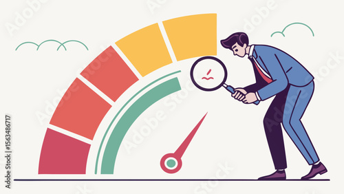 Professional Businessman Conducting Data Analysis and Strategy Evaluation for Corporate Growth, Innovation, Productivity, and Success