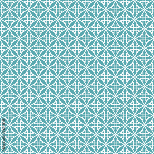 Tile vector pattern or mint green and white wallpaper background