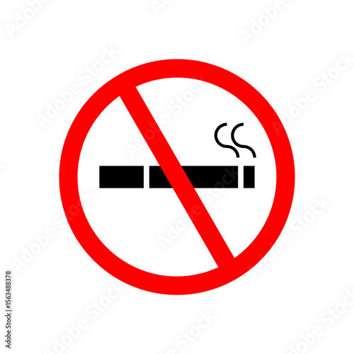 No Smoking Vector Icon Illustration