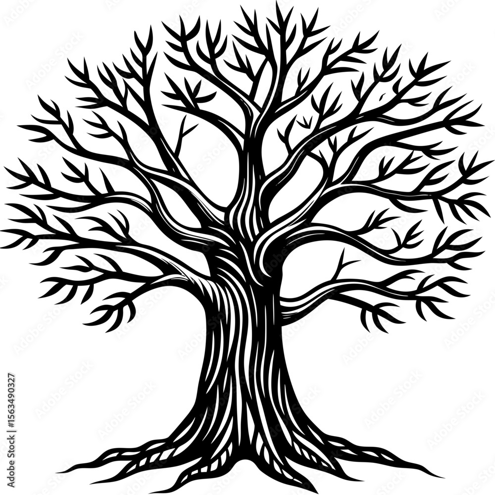 Obraz premium tree with roots
