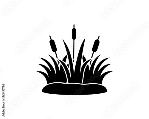 creative details Dried Grass Icon vector illustration	
