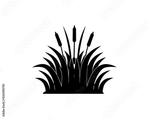 creative details Dried Grass Icon vector illustration	
