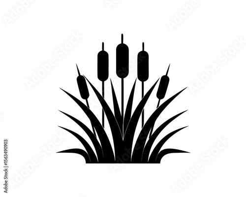 creative details Dried Grass Icon vector illustration	