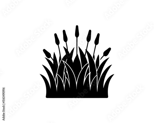 creative details Dried Grass Icon vector illustration	