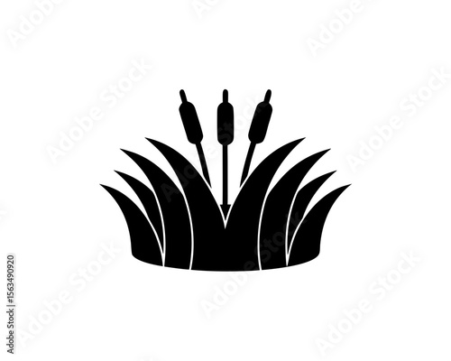 creative details Dried Grass Icon vector illustration	