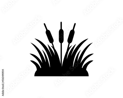 creative details Dried Grass Icon vector illustration	