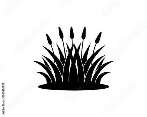 creative details Dried Grass Icon vector illustration	