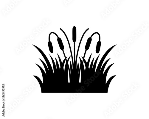 creative details Dried Grass Icon vector illustration	