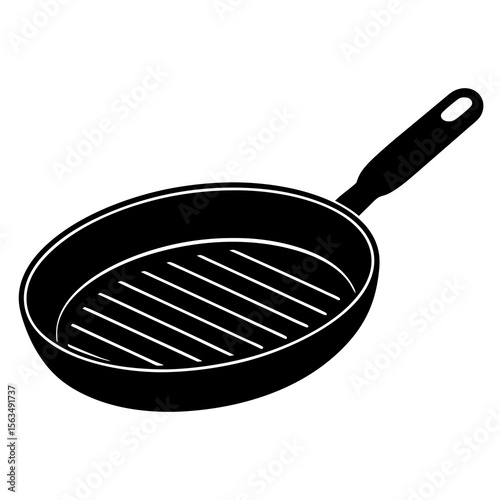 frying pan isolated on white