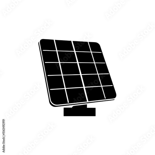 creative details solar panel icon vector illustration
