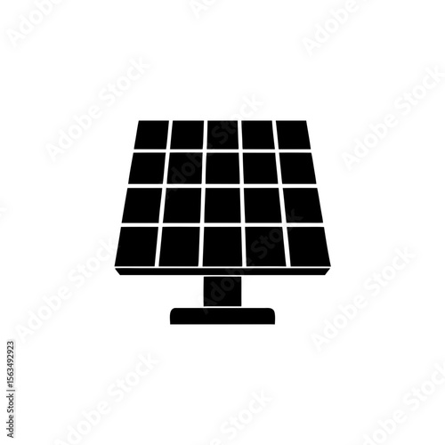 creative details solar panel icon vector illustration