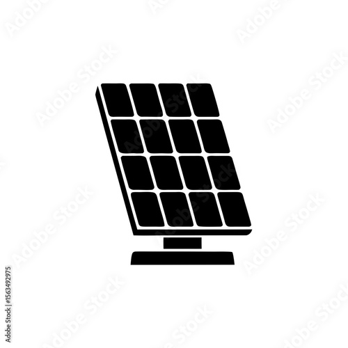 creative details solar panel icon vector illustration