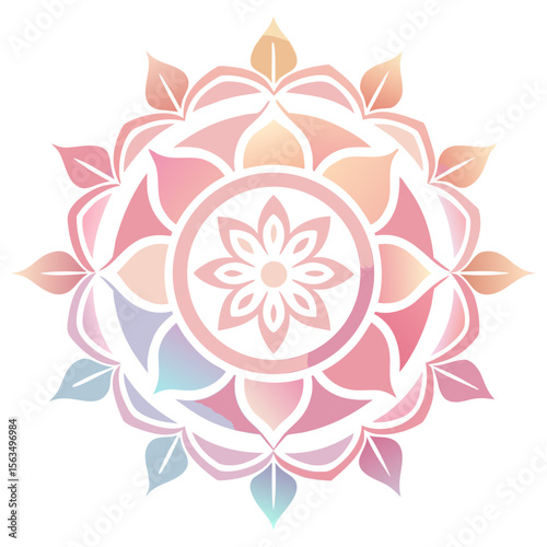 Watercolor Alpona Vector for Visiting Card Front