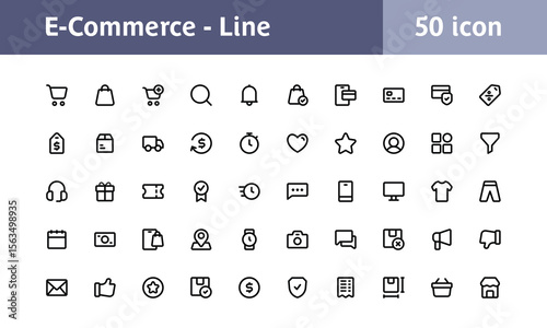 Ecommerce set line style
