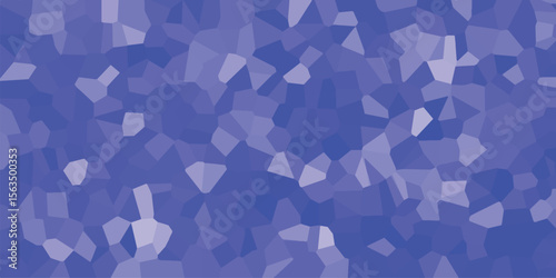 Abstract blue mosaic background with geometric polygons and various shades of blue for creative designs