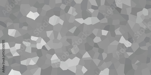 Abstract geometric mosaic background featuring a seamless pattern of irregular polygonal shapes in various shades of gray creating a modern artistic aesthetic.