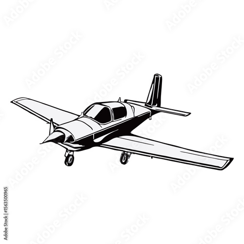 image of an aircraft silhouette on a white background